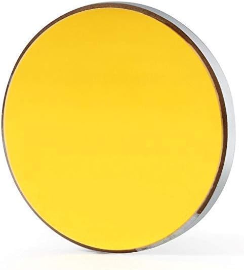 TEN-HIGH Si Reflective Lens CO2 Laser Lens Laser Mirror Gold-Plated Silicon Mirrors, for CO2 Laser Engraving Cutting Machine, Dia 20mm 3PCS