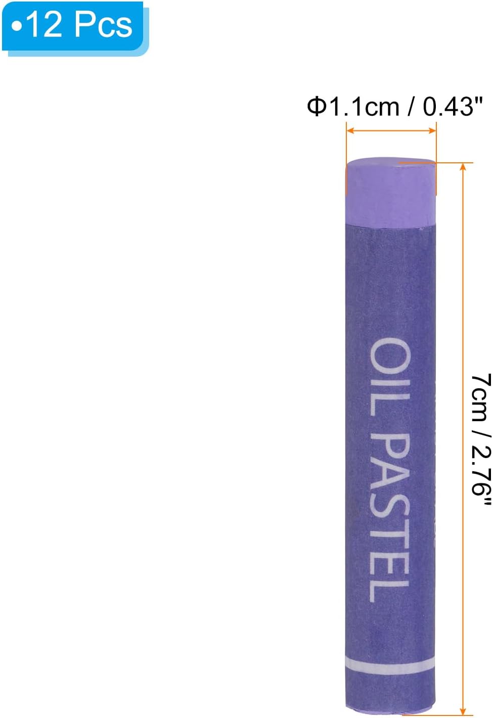 PATIKIL Light Purple Oil Pastels, 12Pcs Soft Oil Crayons Creamy Pastels Stick Art Supplies for Art Painting Drawing Blending Graffiti for Artists Beginners