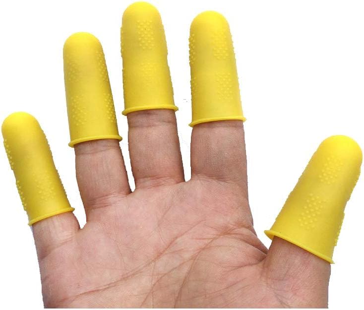3Pcs Silicone Finger Protector for Hot Glue Gun for Hot Glue, Rosin Wax, Resin, Adhesives, Scrapbooks, Sewing Art Glues and Pastes Craft Supplies