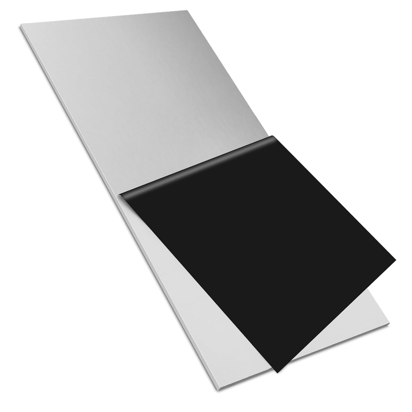 430 Stainless Steel Sheet Metal 6" x 12" x 1/8" (3.40MM) Inch Metal Plates for Magnetic Mount Board Wall 10GA 430 Stainless Steel Shim Stock Plates Metal Sheets for Crafting, Kitchen, Office