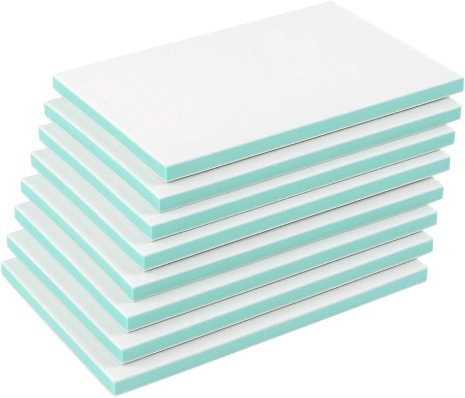 SGHUO 8pcs 4" x 6" Rubber Stamp Carving Blocks Linoleum for Printmaking Supplies, Linocut Block Carving Tools