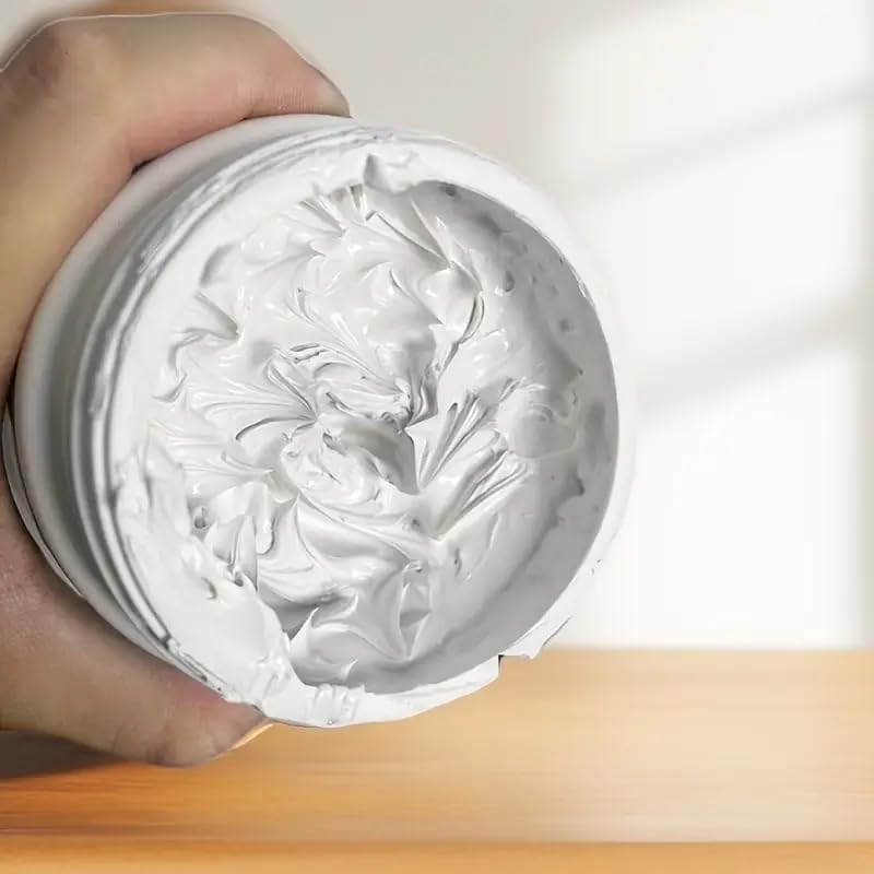 Acrylic Modeling Paste 3D Art Texture Paste 9.88oz/280ml, Ideal for Wood/T-Shirts/Glass/Stone, Sculpting Material Fast Drying Gesso Alternative DIY Crafts Projects (Acrylic Modeling Paste)