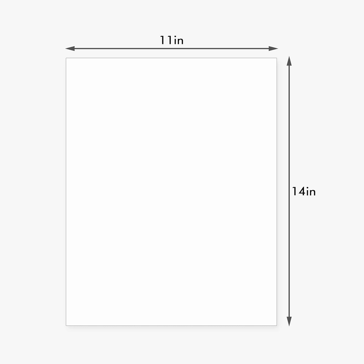 10 Pack Backing Boards Only - 11X14 Uncut White Mats Matboards, Acid Free & White Core Backerboards, Ideal for Photos, Pictures, Prints, Frames, Arts