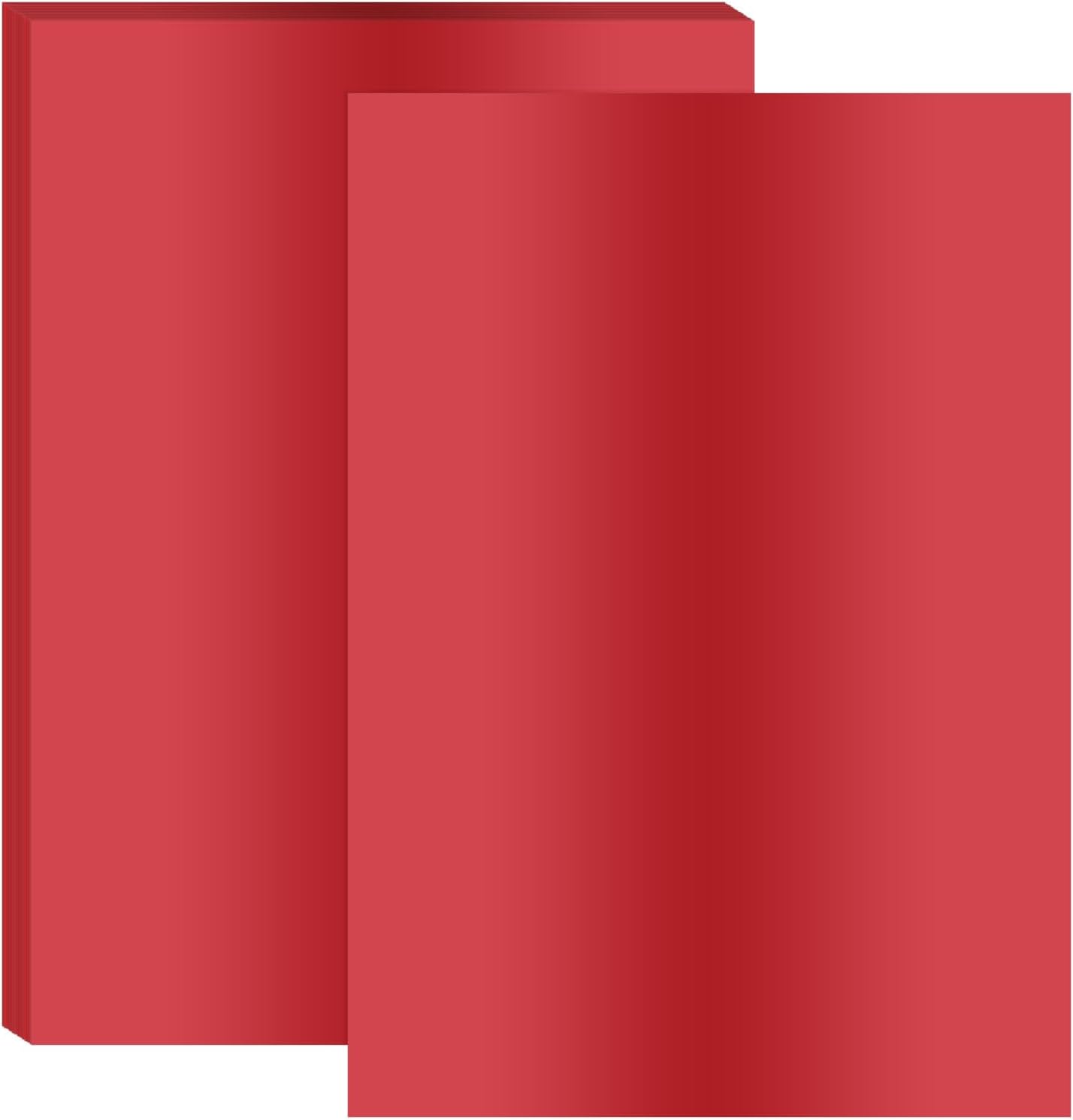 PATIKIL 11.7x8.3" Hot Stamping Foil Paper Sheet, 20 Sheets A4 Heat Transfer Hot Stamping Paper Foil for Leather DIY Logo Decor Craft Gift Package Scrapbook Card, Red