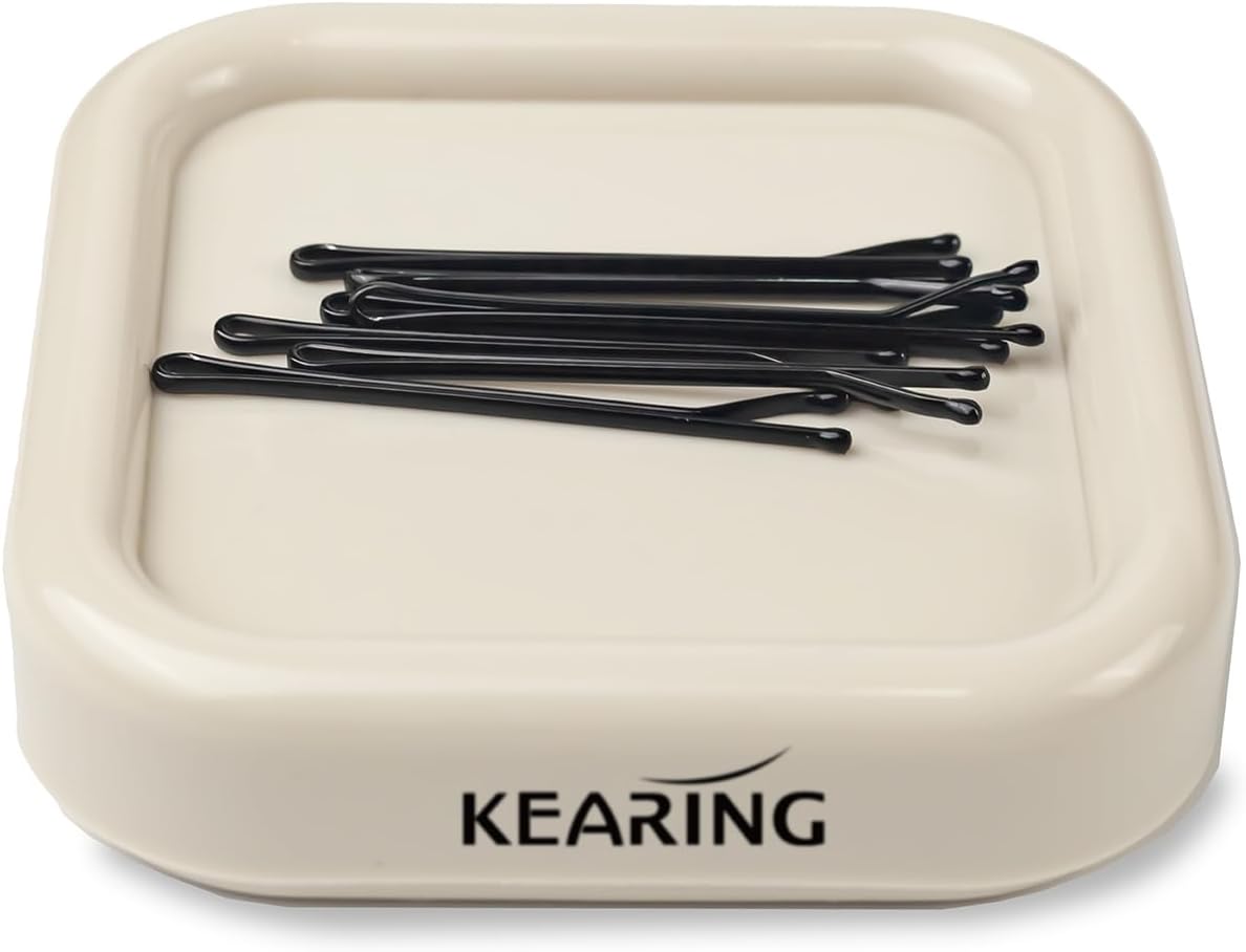 KEARING Strong Magnetic Pin Cushion Square - 8.5cm Powerful Magnet Pin Holder for Sewing - Lightweight Sewing Pin Cushion for Quilting Pins, Needles - Sewing Accessories Organizer