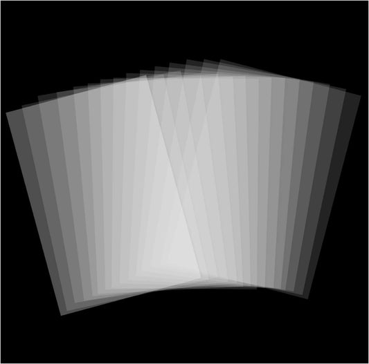 15 Pack 6 Mil Blank Stencil Sheets 12 x 24 inch Mylar Sheet Clear PET Blank Stencil Making Sheet Blank Mylar Templates for DIY Art Craft, Cricut, Silhouette, Vinyl Cutting