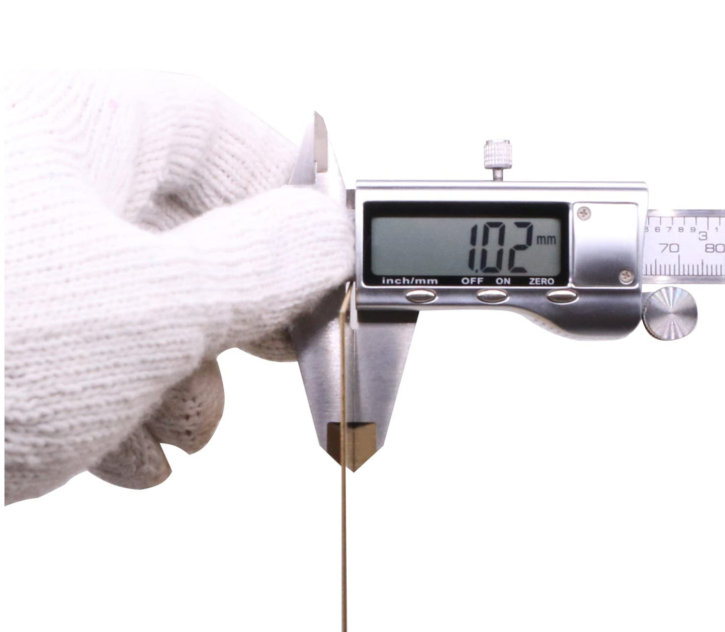 1 Pcs C280 Brass Sheet, 11.8" x 11.8", 18 Gauge(0.04"/1.02mm) Thickness, No Scratches, Protective Film on Both Sides