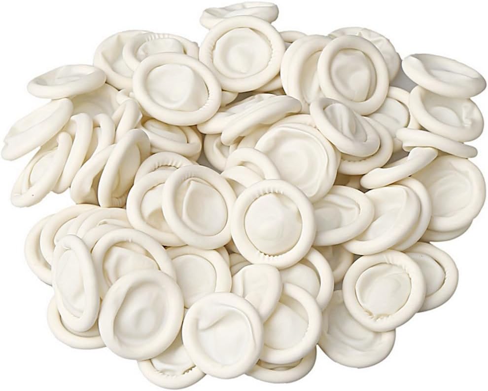 Finger Cot, Medium Finger Protectors Latex Anti-Static Finger Covers, Finger Tip Protect Keeping Dressing Dry and Clean Disposable Finger Gloves White(approxi 270pcs)