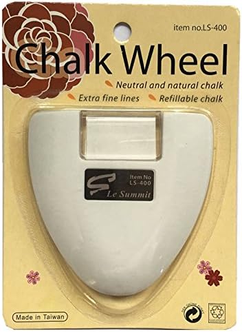 YEQIN Chalk Wheel Fabric Marker Tailor's Chalk DIY Sewing Parts (White)