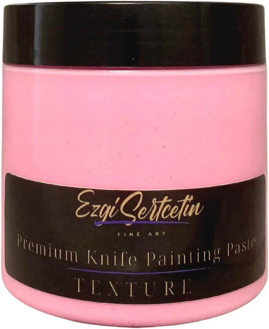 Premium Palette Knife Painting Paste|Texture Paste|Authentic Bright Colors|Ready to Use|Easy to Apply| 6oz (Pastel Neon Pink)