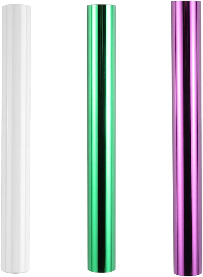 Foil Paper for Crafts Rolls 5Meters Toner Reactive Foil Roll for Scrapbooking Crafting Cardstock Decor Hot Stamping Holographic Heat Transfer DIY Crafts Accessories Foil by Laser Printer and Laminator