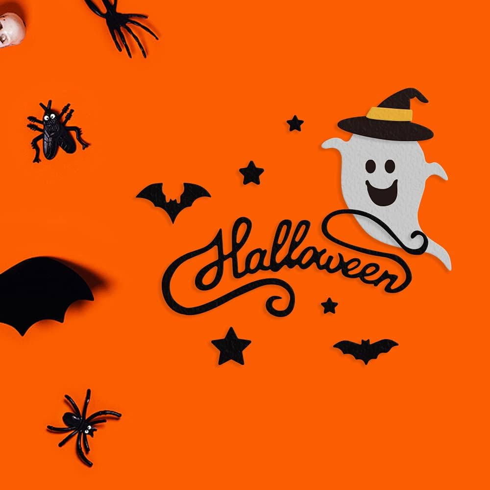 Metal Halloween Die Cuts - Ghost Bat Cutting Dies Embossing Stencil Template for Card Making Scrapbooking Paper Craft Album Stamps DIY Decor