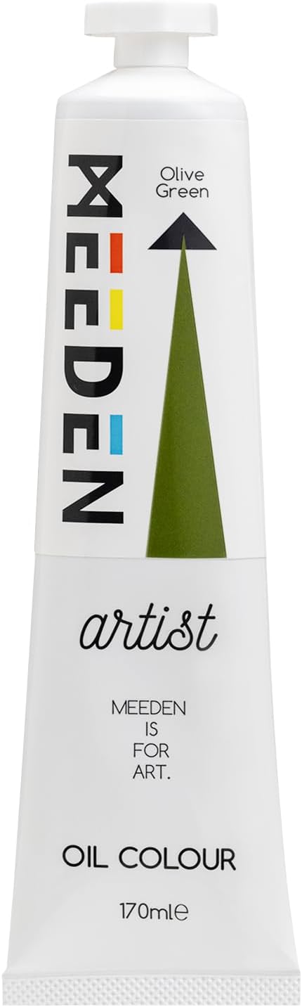 MEEDEN Artist Grade Oil Paint: Olive Green - 170ml/5.7oz Tube - Professional Art Paints for Canvas Painting