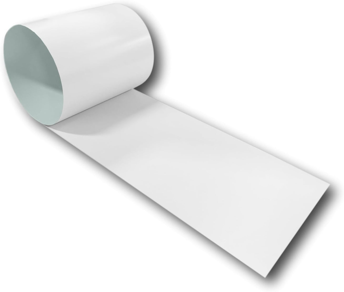 Eagle 1: 24 Gauge KYNAR 500 Sheet Metal Flashing Rolls-10 FT Long-Heavy Duty Pre-Finished Rolls-Commercial Grade-Roofing Flashing, Fascia Cover, Coping Cap-Multiple Sizes (12" x 10 FT, Stone White)