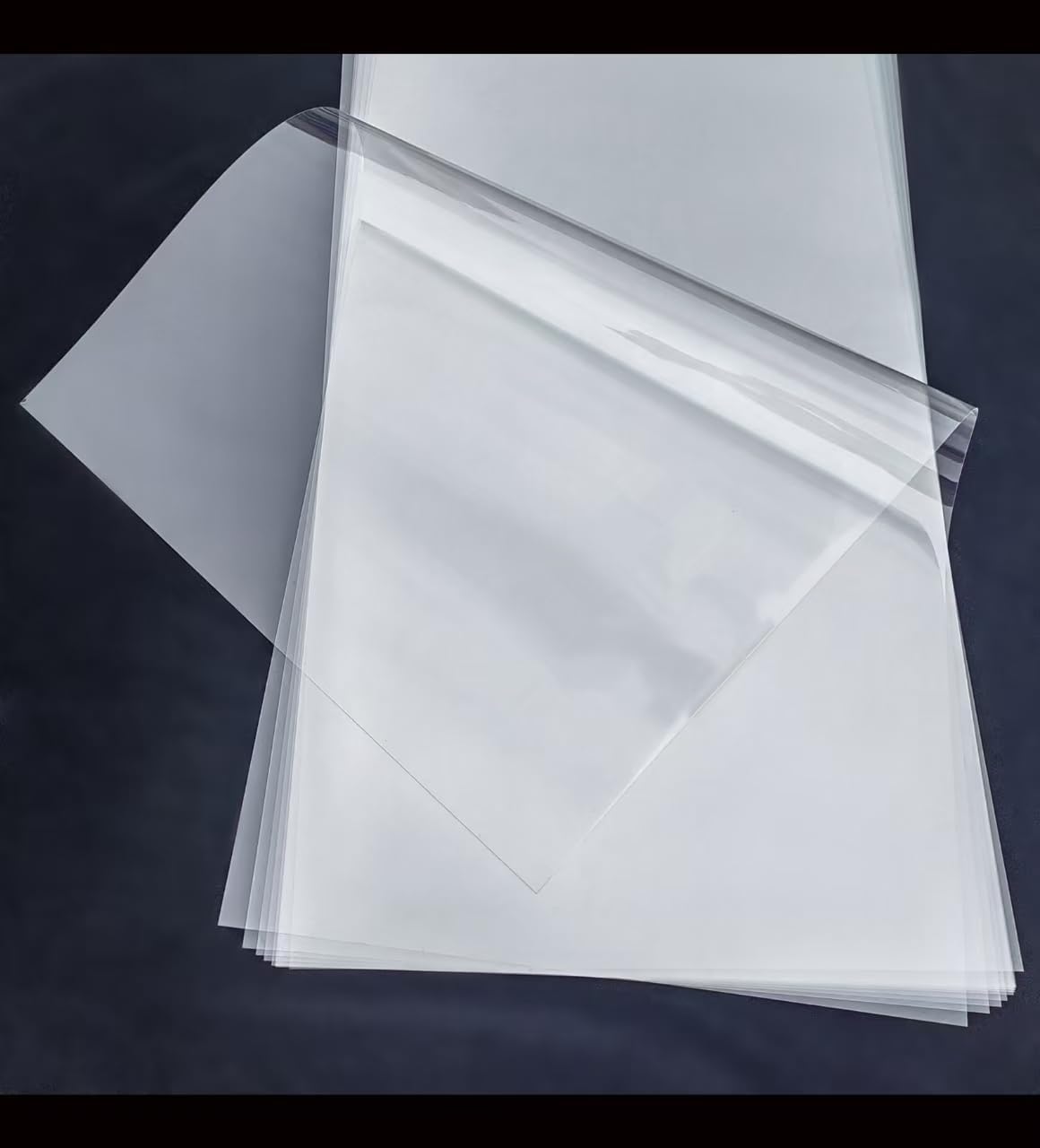 Transparent Blank Mylar Stencil Sheets for Cutting, Gift, 24" x 36" 10 mil/0.25mm Thick 5 Sheets.Acetate Template Material, Craft Plastic Sheets (24×36” /10 mil)