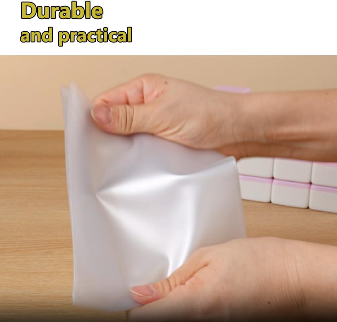aoG Mahjong Card Holder, Standard Print, 1 Pcs, for Mah Jongg Hands and Rules, Non Glare, PVC Plastic, Soft, Durable, 2025