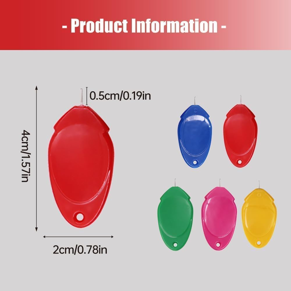 Sewing Machine Needle Threader,2024 New Plastic Needle Threaders,Simple Needle Threader Tool for Hand Sewing,Simple Quick Sewing Machine Needle Threader (Random Color) (10 PCS)