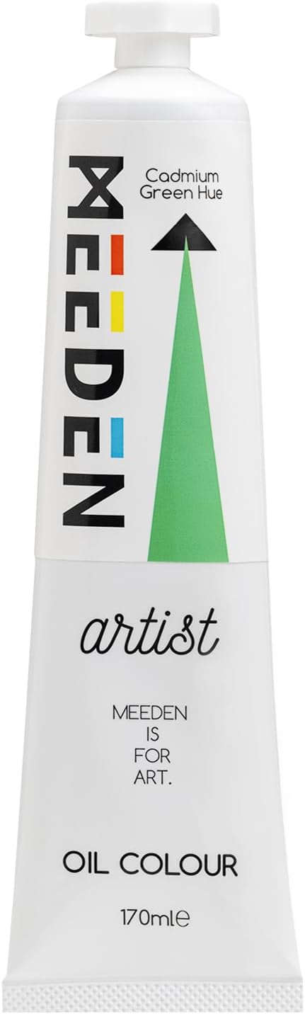 MEEDEN Artist Grade Oil Paint: Cadmium Green Hue - 170ml/5.7oz Tube - Professional Art Paints for Canvas Painting