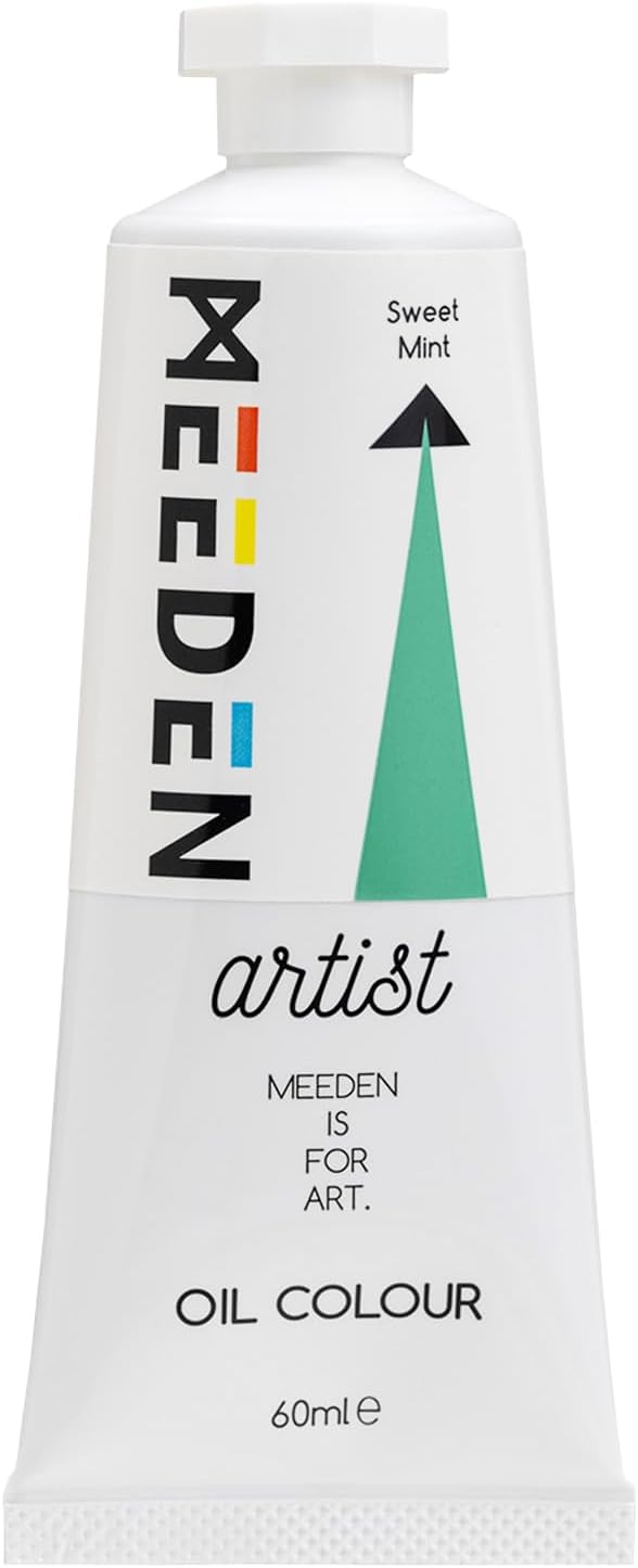 MEEDEN Artist Grade Oil Paint: Sweet Mint - 60ml/2oz Tube - Professional Art Paints for Canvas Painting
