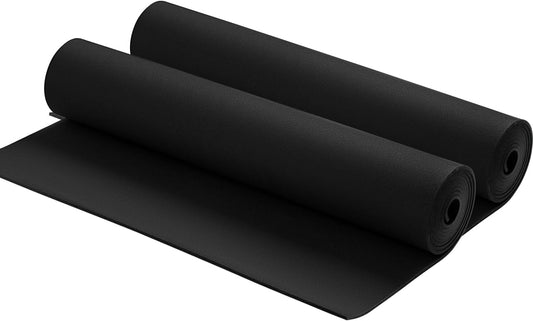 AMZQNART 2Pcs EVA Foam 3mm, Cosplay Foam 16x59 inch Black, High Density 90 kg/m³, for Craft Projects Cosplay Costumes, Fake Weapons, Decorations, Christmas, Easter, Thanksgiving, etc.