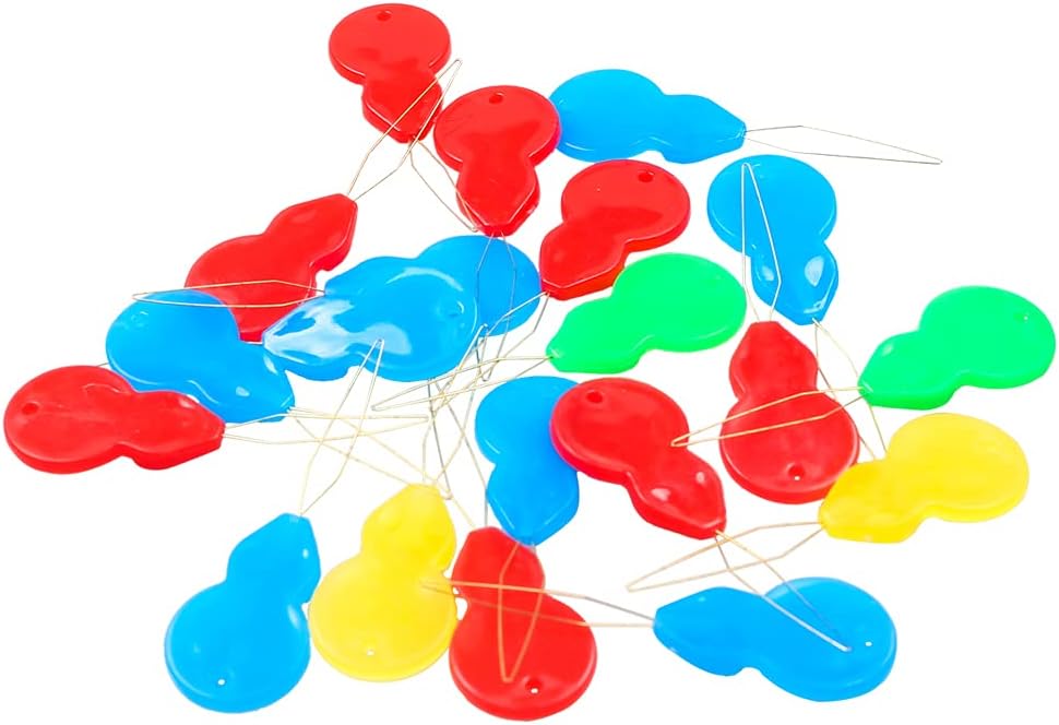 Eketirry Plastic Needle threaders, 20Pcs Needle Threader Hand Machine Sewing Tool for Sewing Crafting, Knitting Craft, Quilting, DIY Art, Color Random (20)