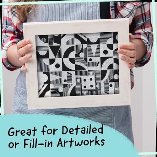 4 Acrylic Metallic Silver Paint Pen (Dual Tip) - Fine Tip & Medium, Acrylic Paint Markers - Silver Metallic Marker for Rock Painting, Canvas, Wood, Glass, Fabric, Metal and Plastic - Water-based Ink