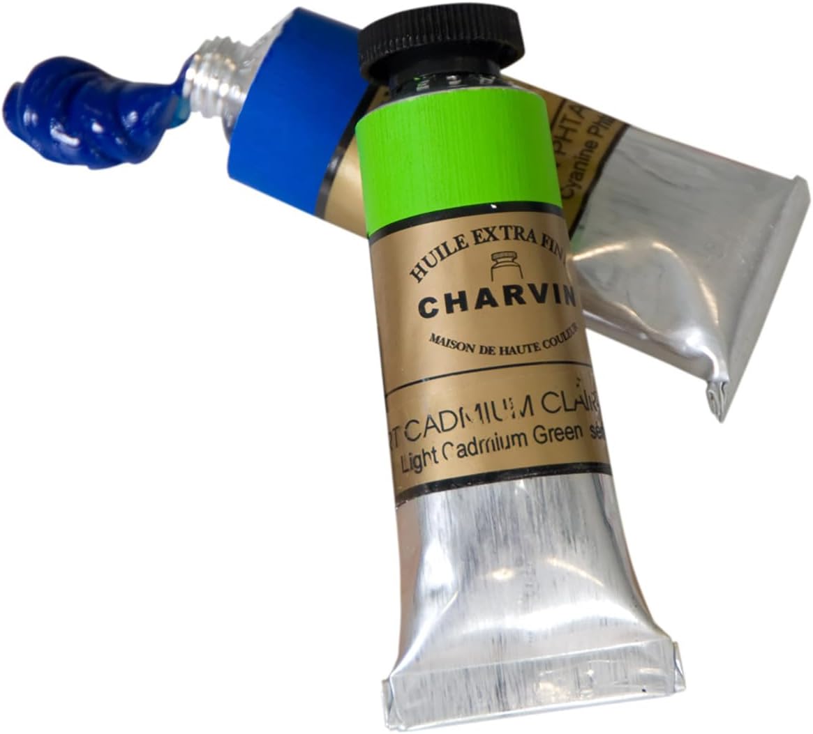 Charvin Extra Fine Professional Acrylic Paint - Salutation Set of 8-60ml Tubes, Triple-Milled, Lightfast Pigments, Open Stock Artist Acrylic Paints in Nature-Inspired Hues