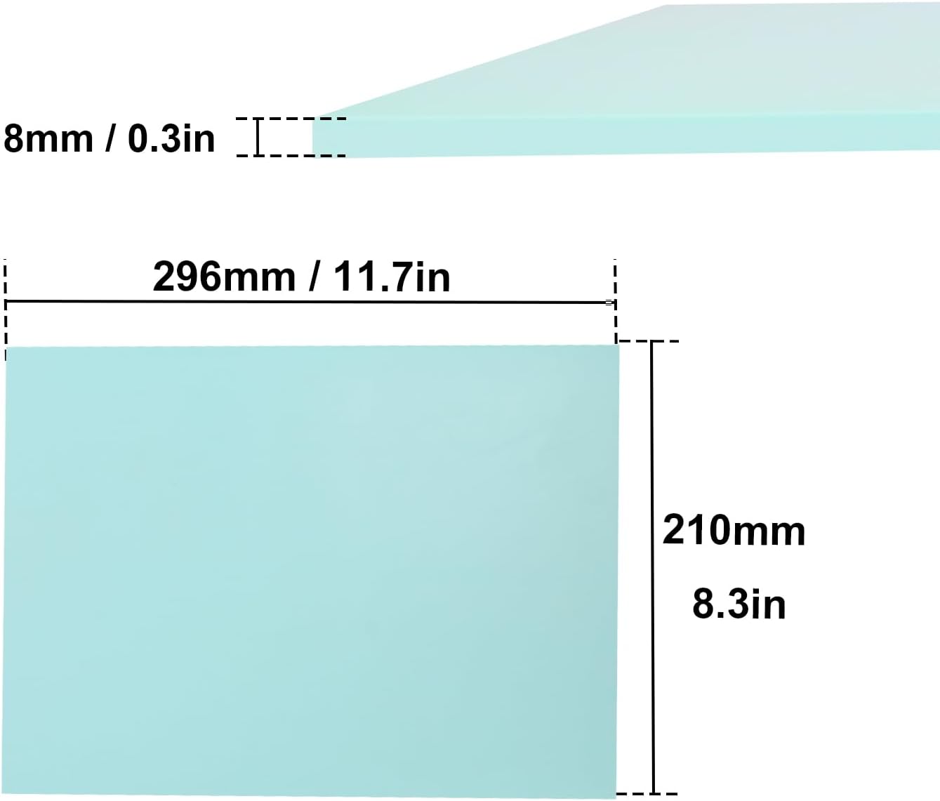 4 Pcs 8.5"x11" Rubber Carving Blocks, A4 Linoleum Blocks, Stamp Carving Blocks for Printmaking, Linocut Artists, Crafts and More,(Blue) by KUKLIPJIM.