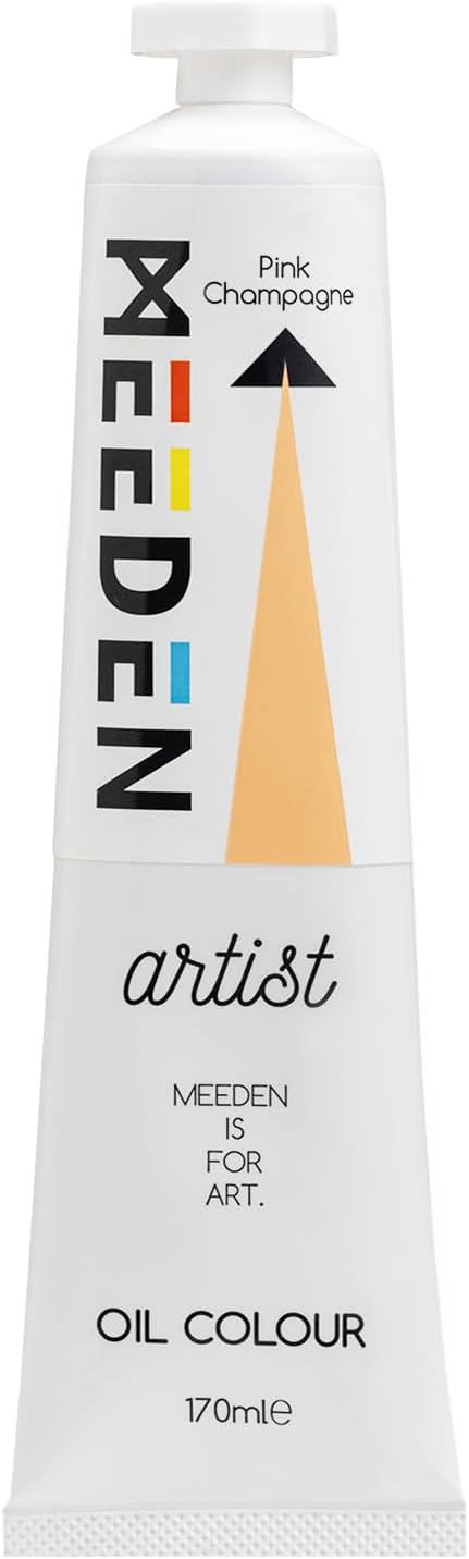MEEDEN Artist Grade Oil Paint: Pink Champagne - 170ml/5.7oz Tube - Professional Art Paints for Canvas Painting