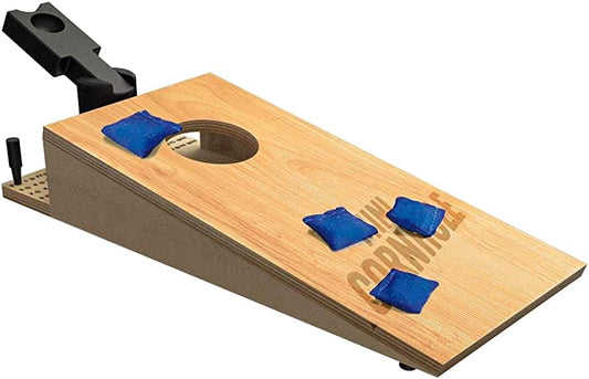 Buffalo Games - Tabletop Mini Cornhole - Dexterity Skill Game - Toss Across - Competative Two Player - On The Go Game - Ages 8 and Up