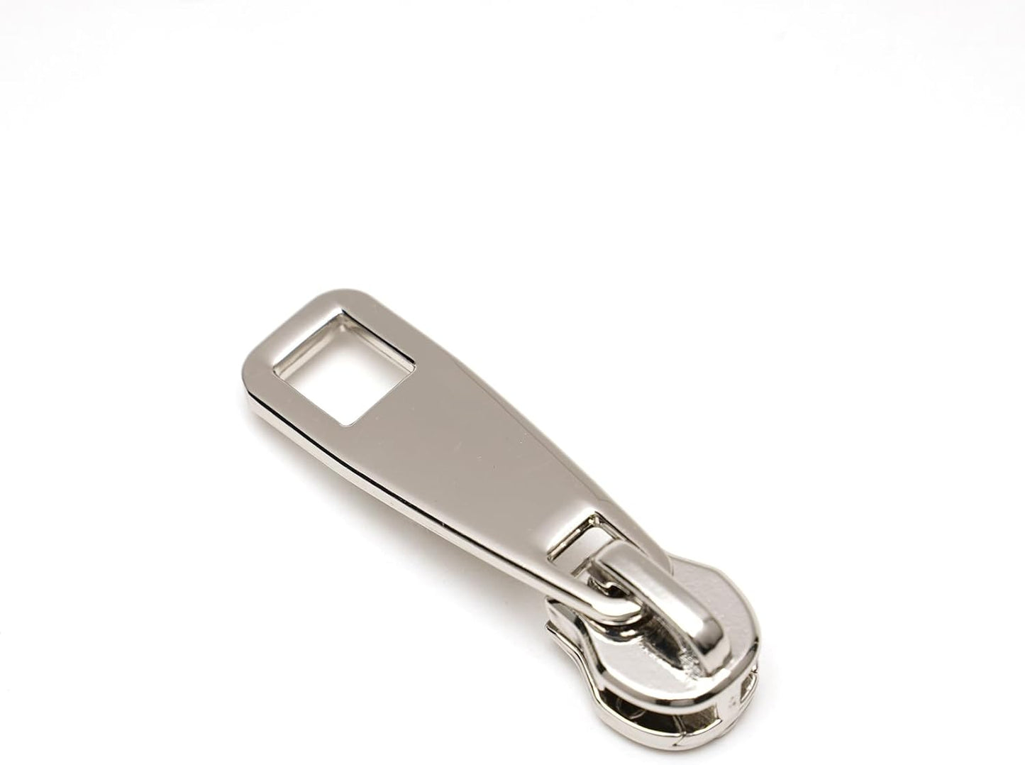 AKTIOIN Metal Zipper Repair Kit for Jackets, Luggage, Bags, Backpack, No Sewing Required Detachable Zip Heads Zipper Pull Replacement (#8 Silver)