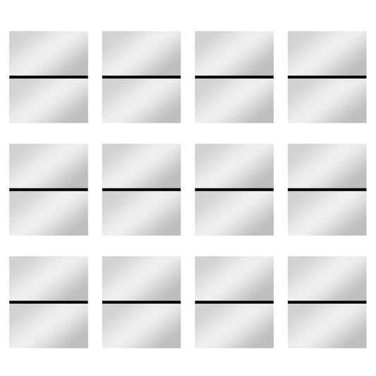 Laser Engraving Blank White ABS Double Color Plastic Sheet, 11.8x6.49x0.05 inch Materials Double Color Plastic Sheet for Interior Signs, Badges (White)