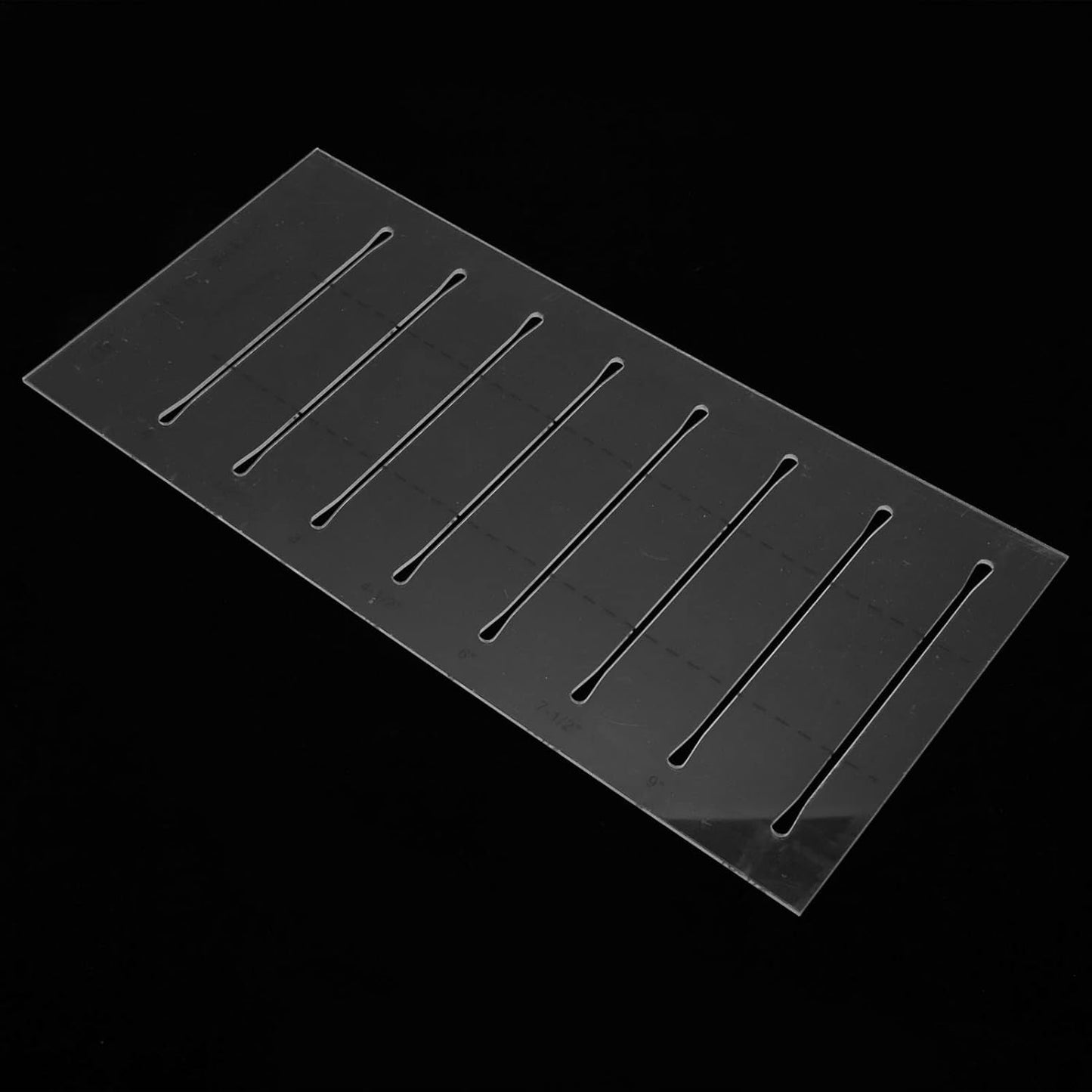 Fydun 10 Inch Log Cabin Quilting Rulers, Clear Scale Smoother Rulers,Acrylic Quilters Edges Maker Template Set for Sewing Lovers Acrylic L Blocks Quilt Crafts