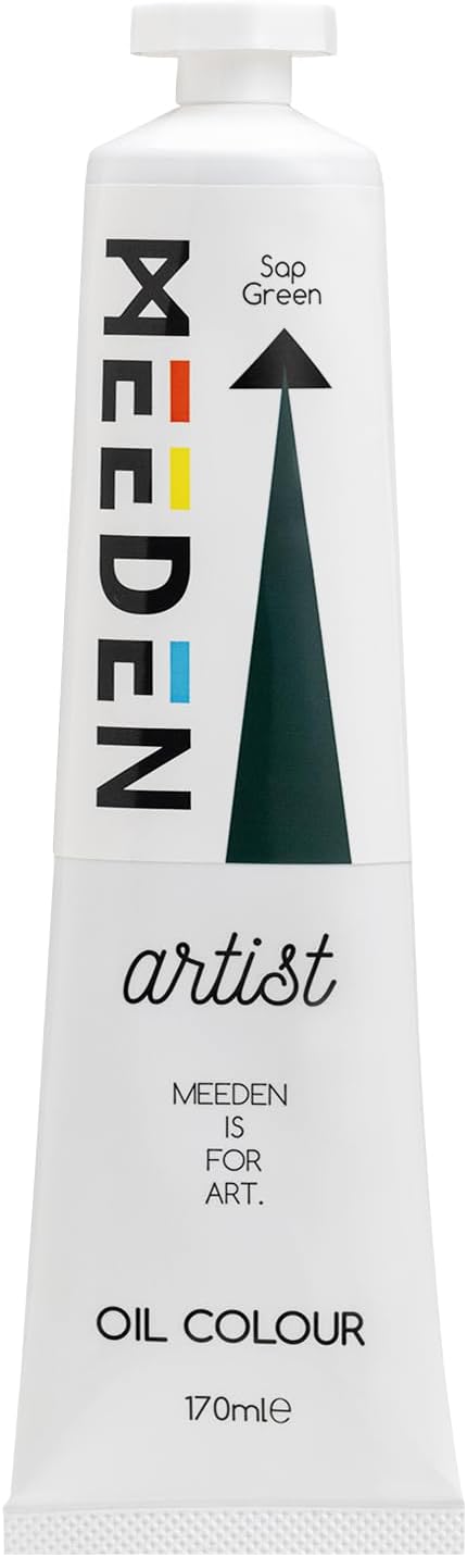 MEEDEN Artist Grade Oil Paint: Sap Green - 170ml/5.7oz Tube - Professional Art Paints for Canvas Painting