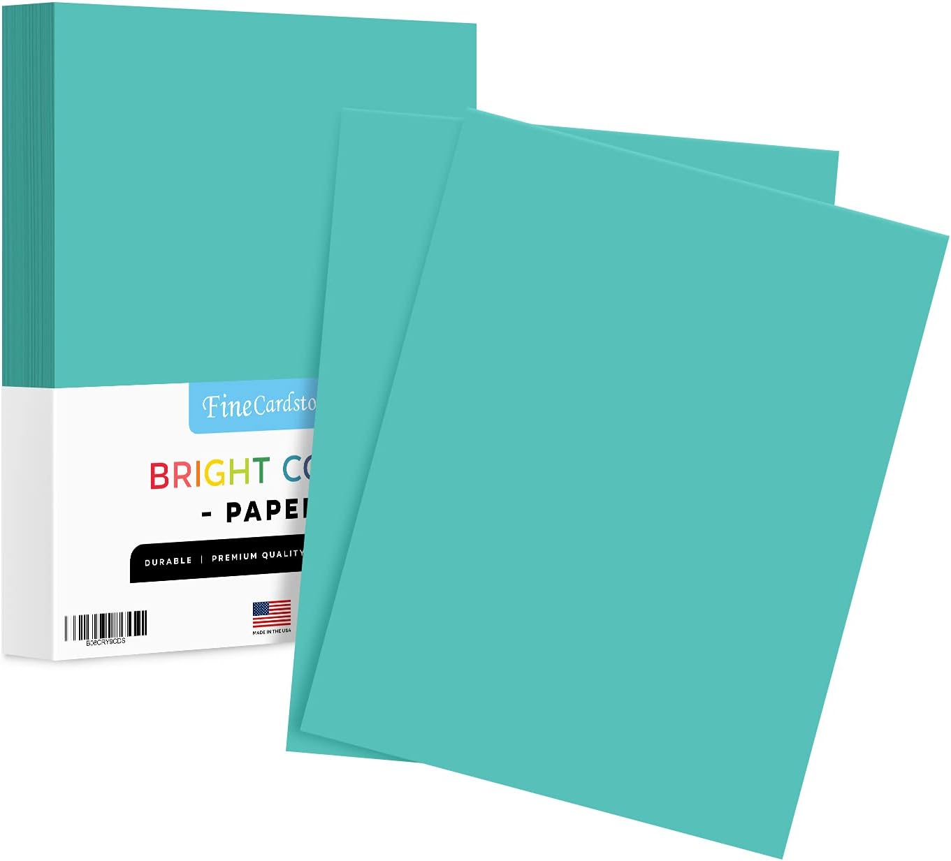 8.5 x 11" Sea Blue Color Paper Smooth, for School, Office & Home Supplies, Holiday Crafting, Arts & Crafts | Acid & Lignin Free | Regular 20lb Paper - 100 Sheets