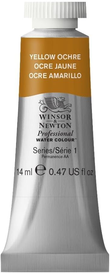 Winsor & Newton Professional Water Colour Paint, 0.47-oz Tube, Yellow Ochre
