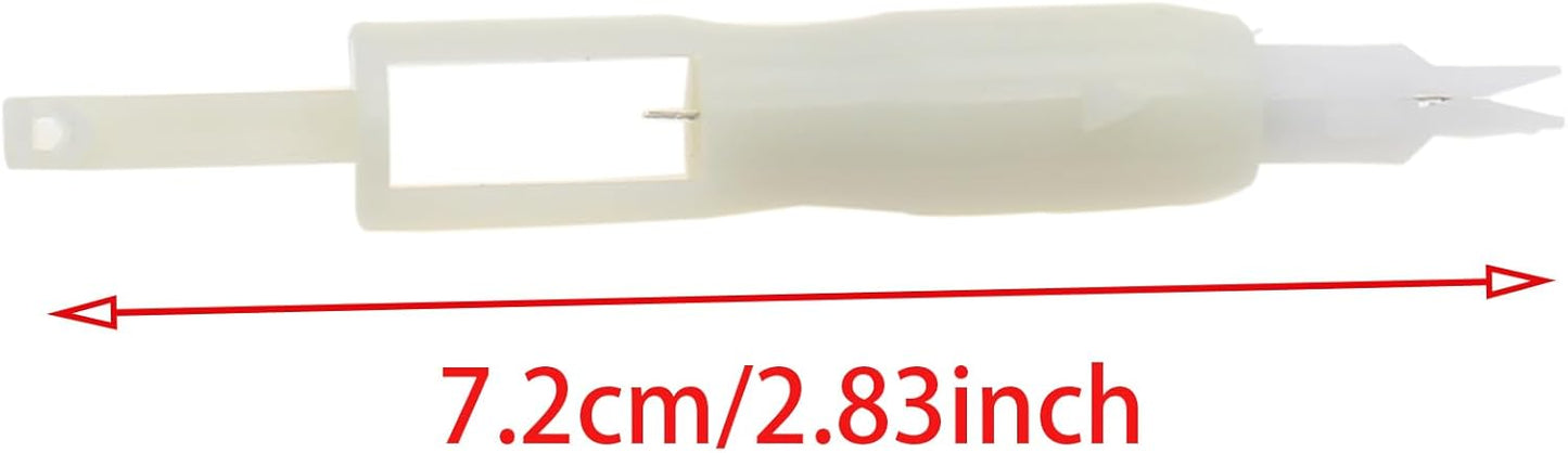 OZXNO 1pcs Household Sewing Needle Inserter Plastic Needle Threading Tool Sewing Machine Automatic Needle Threader (White)