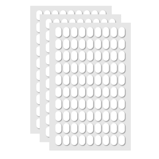 270 Pcs Sticky Tack Poster Stickers, Double Sided Sticky Round Clear Stickers, No Trace Poster Adhesive Putty Removable Waterproof Adhesive Dots for Festival Decoration Sticky Dot (0.31" X 0.51")