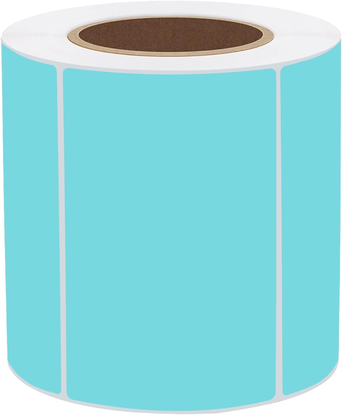 STARLIBOO 3x2 inch Color Direct Thermal Label Stickers for Shipping, Barcode, Address, Compatible with Rollo Label Printer & Zebra Desktop Printers (Lake Blue)