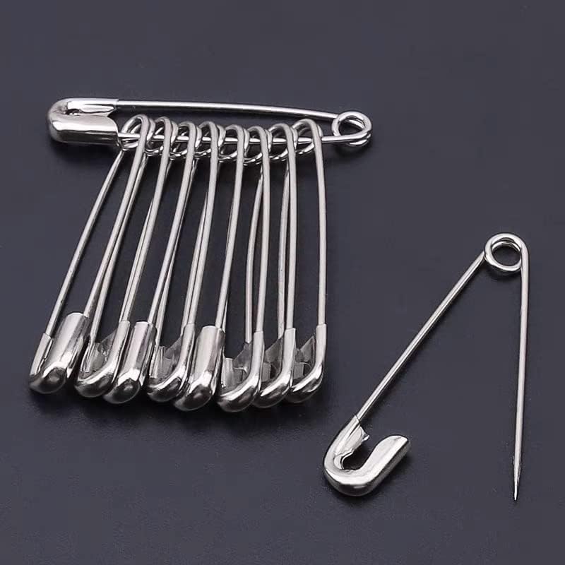 3.3 Inch Safety Pins Assorted, Bulk Large Safety Pins for Clothes(3.3 inch 50PCS)