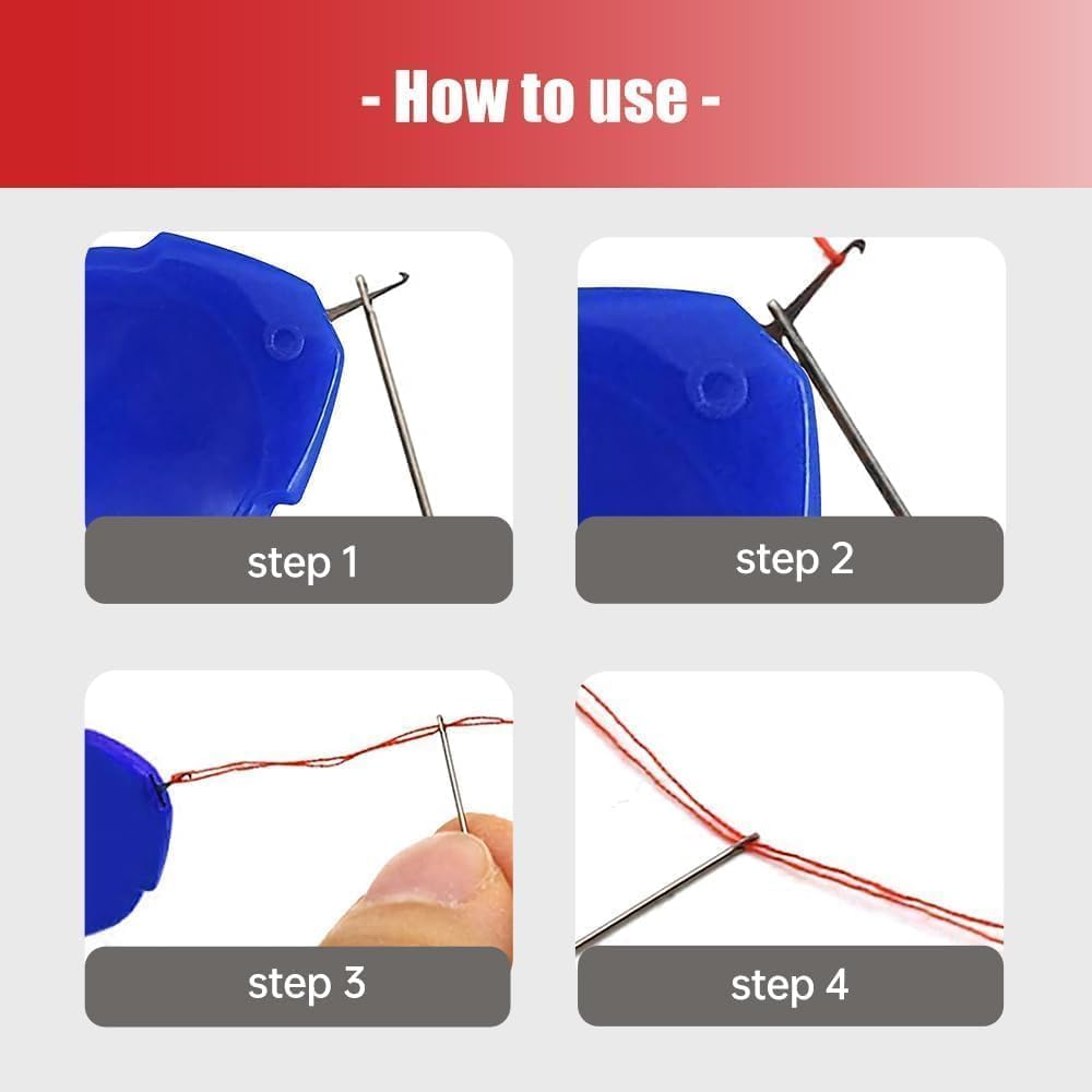 Sewing Machine Needle Threader,2024 New Plastic Needle Threaders,Simple Needle Threader Tool for Hand Sewing,Simple Quick Sewing Machine Needle Threader (Random Color) (20 PCS)