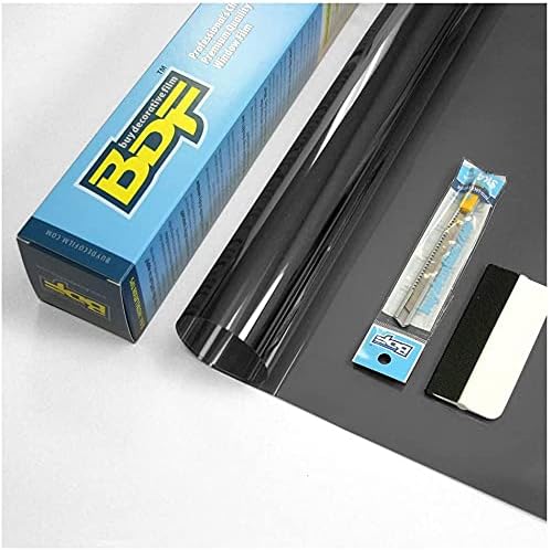 BDF EXNA20 Exterior Window Film Daytime Privacy and Heat Control Natural Black 20 (Dark) - 36in X 24ft