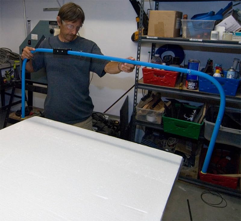 Hot Wire Foam Factory 4ft Heavy-Duty Compound Foam Bow Cutter Kit | Adjustable Heat Settings | For Styrofoam, Polystyrene, EPS, XPS, EIFS | Made in the USA