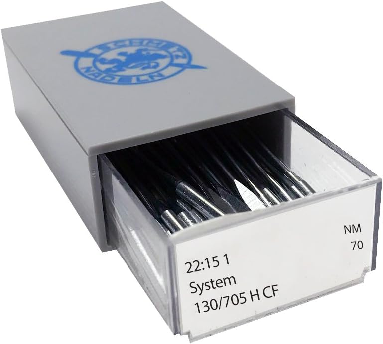 SCHMETZ Chrome Universal Household Sewing Machine Needles, Size 70/10, Bulk