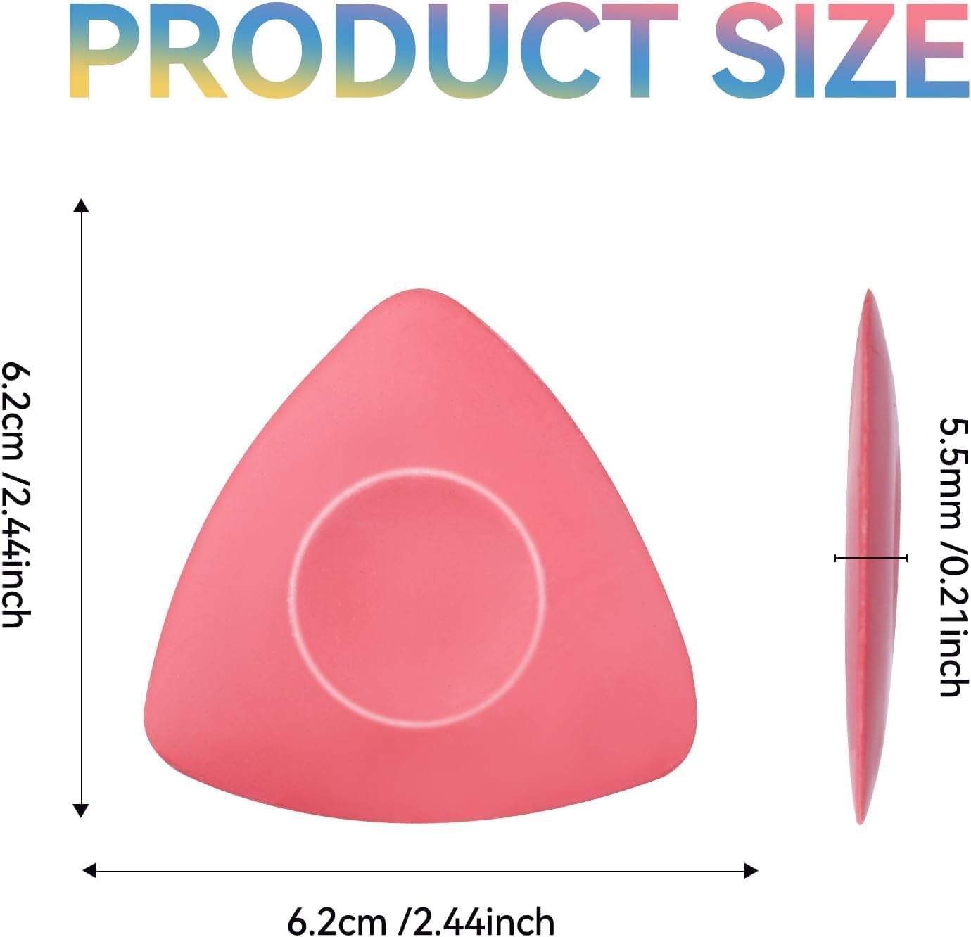 CampTek 4 PCS Triangle Sewing Tailors Chalk, Fabric Marker for Dressmaking, Sewing Supplies Accessories- Tailor's Chalk for Precision Marking on Fabric, Assorted Colors