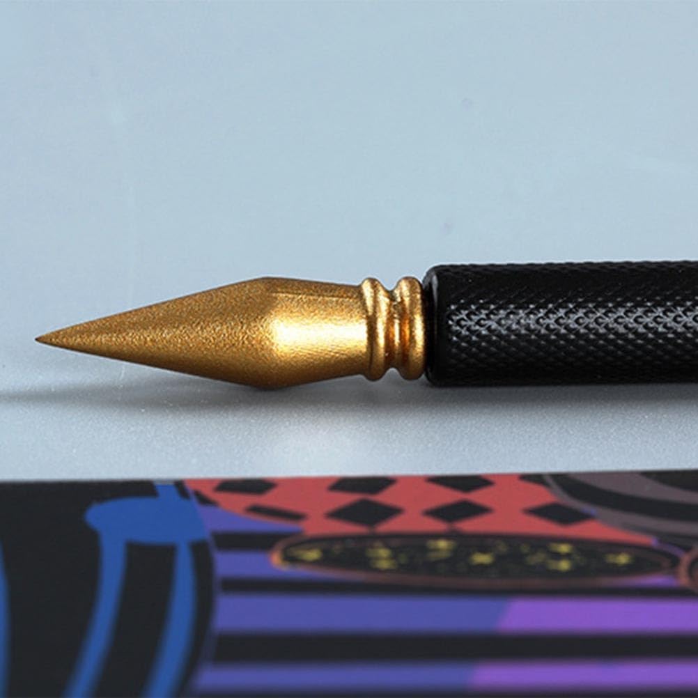 EXCEART 5 Pcs Sleek Shape Scratch Painting Pens Scraping Pen Paint for Kids Tools for Kids Paper Art Tool Kids Tools Scratch Pen Stylus Pens Multifunction Scraper Set