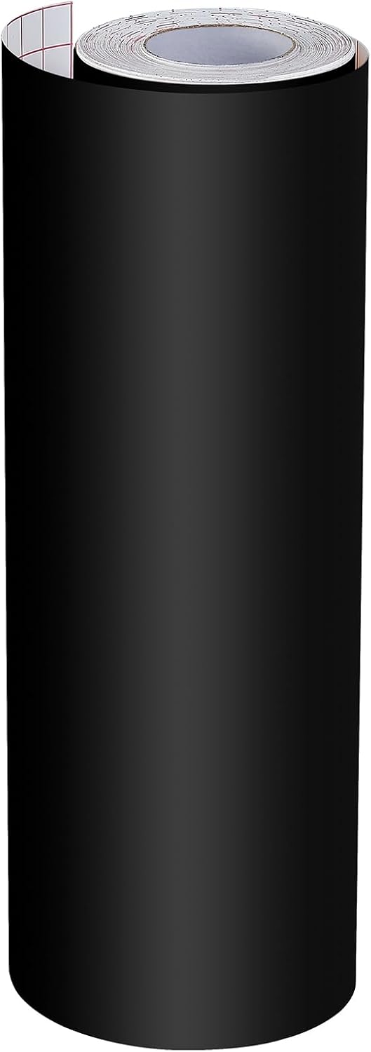 Ant Smart Adhesive Permanent Vinyl Compatible with Cricut Explore and Maker Series Without Cutting Mats, Create DIY Projects, Decals, Stickers & More (Matte Black, 13inch x 50ft)