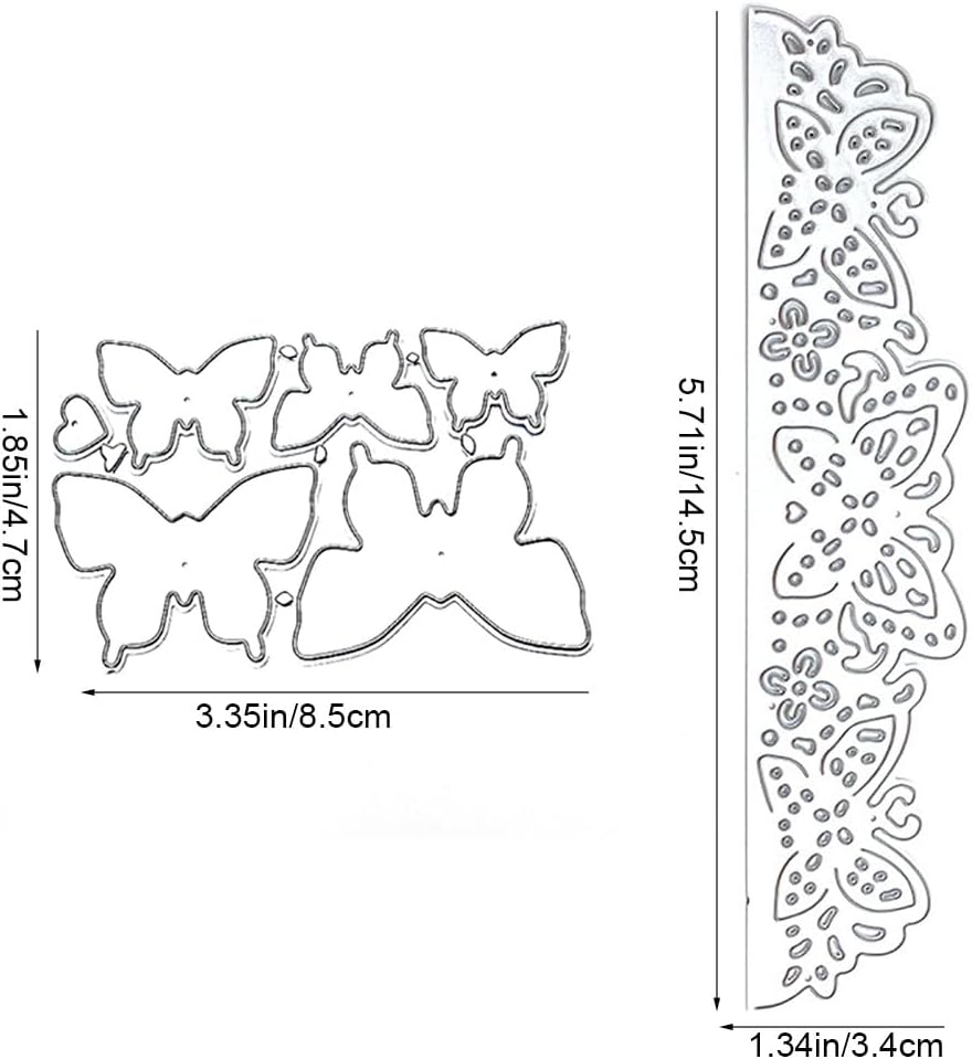 Lace Metal Cutting Dies Butterfly Lace Cut Die for Card Making DIY Scrapbooking Album Paper Decorative Stencil