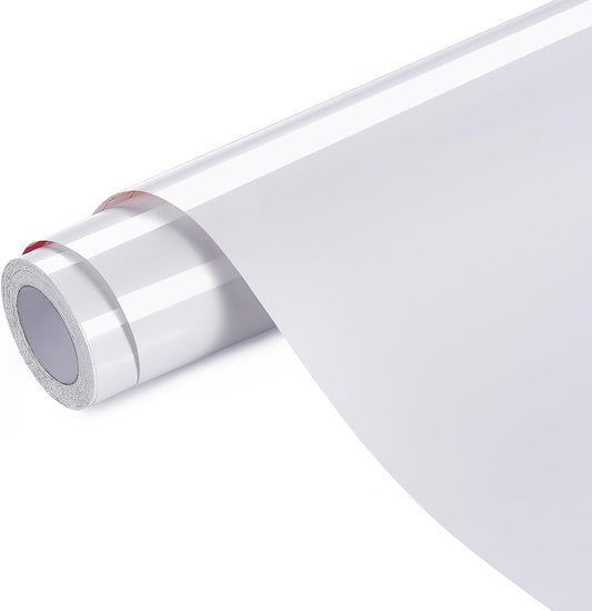 Ant Smart Adhesive Permanent Vinyl Compatible with Cricut Explore and Maker Series Without Cutting Mats, Create DIY Projects, Decals, Stickers & More (Ivory White, 13inch x 30ft)
