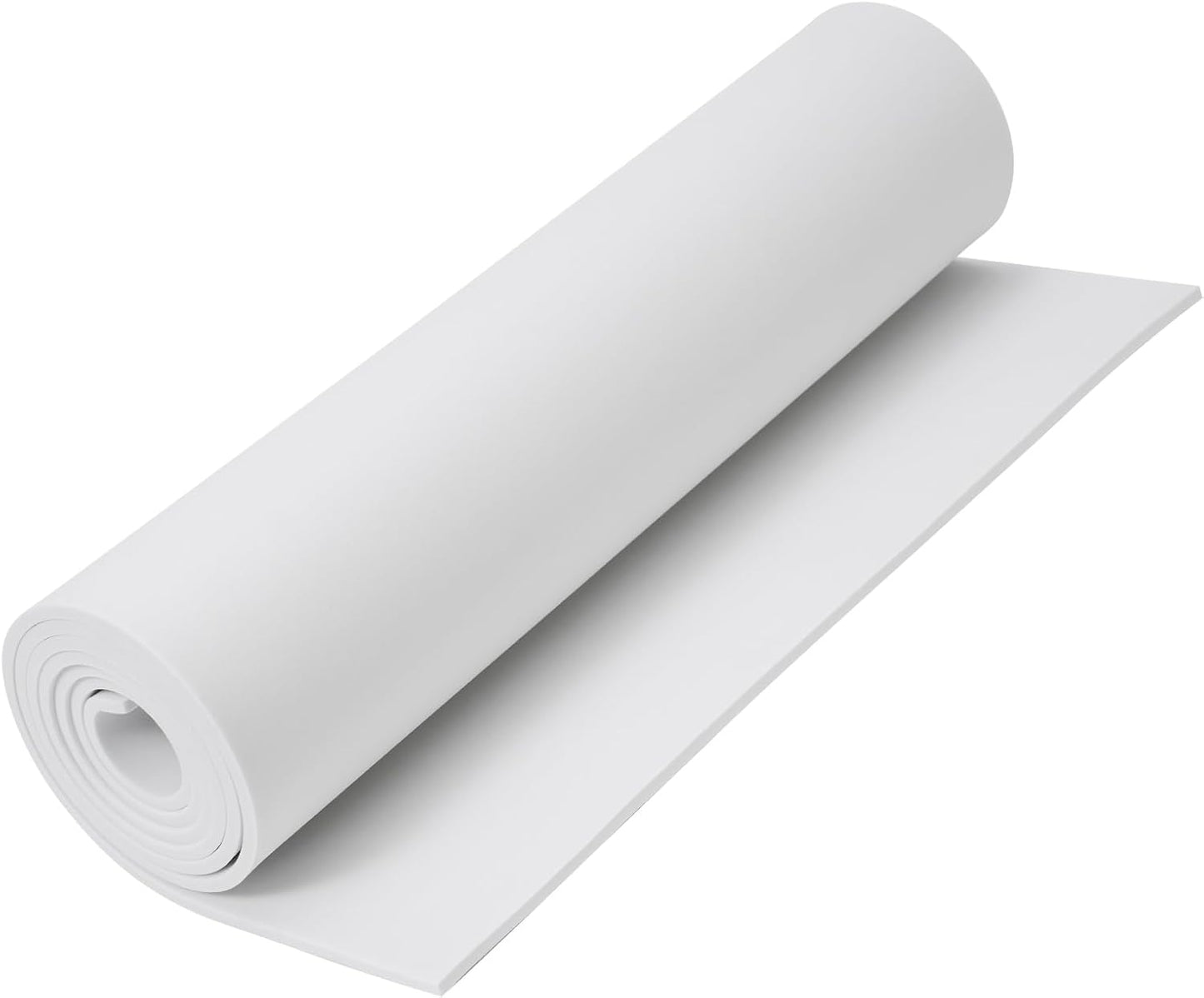 AMZQNART EVA Foam 5mm, Cosplay Foam Roll 16 x 59in（6.5sqft）White, Suitable for Large Foam Cosplay Modeling, DIY Projects, Crafts, Ultra High Density 90 kg/m3.